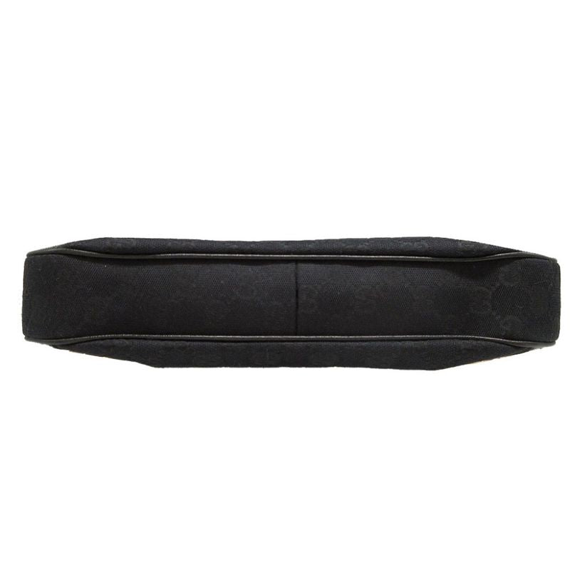 Gucci Abby GG Canvas Leather Hobo Black Shoulder Bag 1650 — view 3