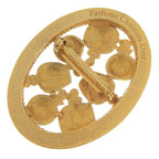Dior Perfume Bottle Motif Vintage Gold Plated 17.4 g Brooch — view 3