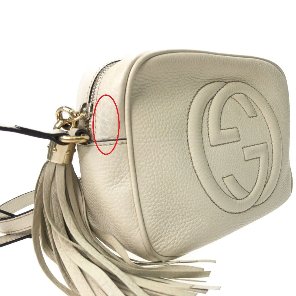 Gucci Soho Interlocking G Small Disco Bag Shoulder White — view 3