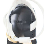 Celine Clea Cles a Triomphe Gladiator Sandals White Black 36 — view 5
