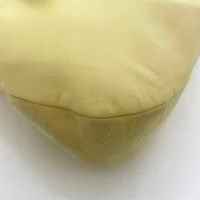 Loewe Handbag Yellow Anagram Leather Suede — view 6