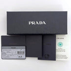 Prada Logo Key Ring Red Saffiano 1 Pp067 Leather — view 9
