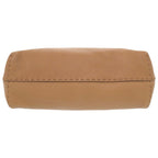 Fendi Selleria Carla Leather Brown Tote Handbag 0024 — view 4
