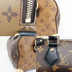 Louis Vuitton White Speedy Trunk 25 Monogram Handbag Shoulder Mini — view 9