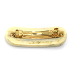 Prada Crystal Embellished Ivory Barrette — view 4