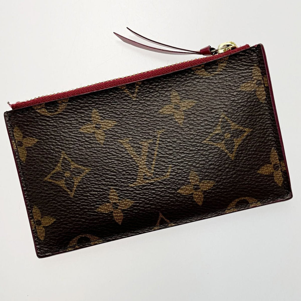 Louis Vuitton Porto Carte Zip Coin Case Monogram Pink — view 2