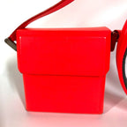Louis Vuitton Shoulder Bag Marty Damier Gracee Leather Coral Red — view 2