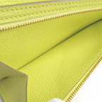 Hermes Bearn Souffle Chevre Yellow Series Pink Gold Hardware R Stamp — view 6