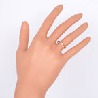 Hermes Link-de Diamond Ring No 48 750 PG 18K Pink Gold Jewelry — view 8