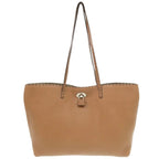 Fendi Selleria Carla Leather Brown Tote Handbag 0024 — view 3