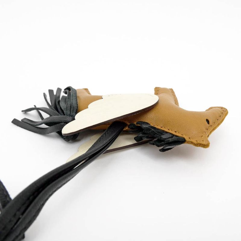 Hermes Pegase Pegasus PM Sesame Nata Black Anyo-miro Bag Charm — view 5
