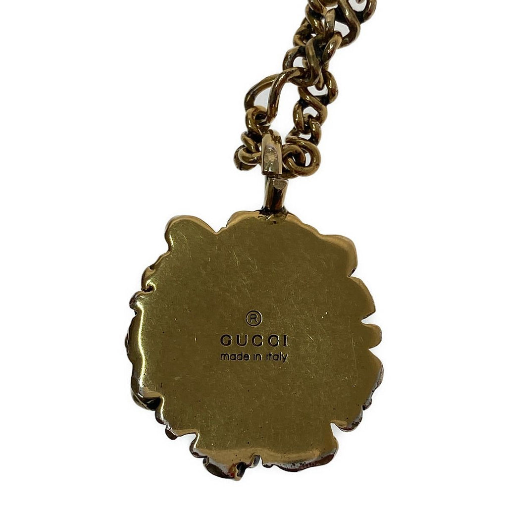 Gucci Necklace with Lion Head Pendant — view 4