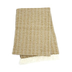 Hermes Muffler Wavy Double Face Beige Camel Cashmere Shawl Scarf — view 2