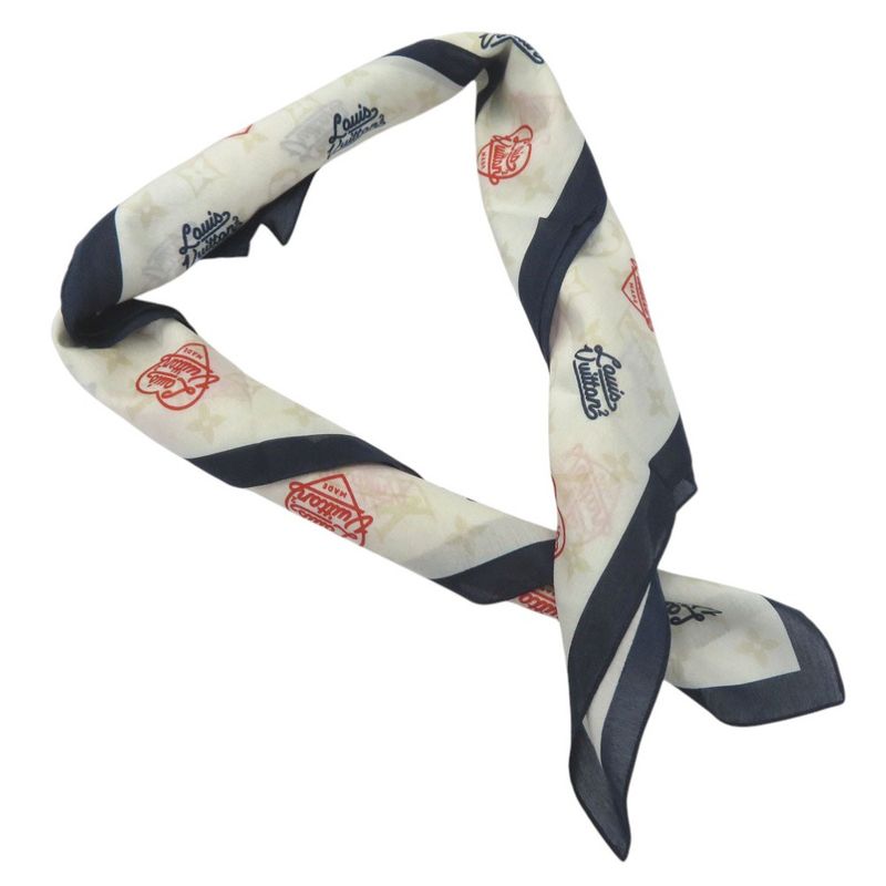 Louis Vuitton Virgil Abloh NIGO Collaboration Handkerchief Bandana Heart — view 5