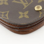 Louis Vuitton Porte Monnaie Gousset Monogram Canvas Brown Ct1004 — view 4