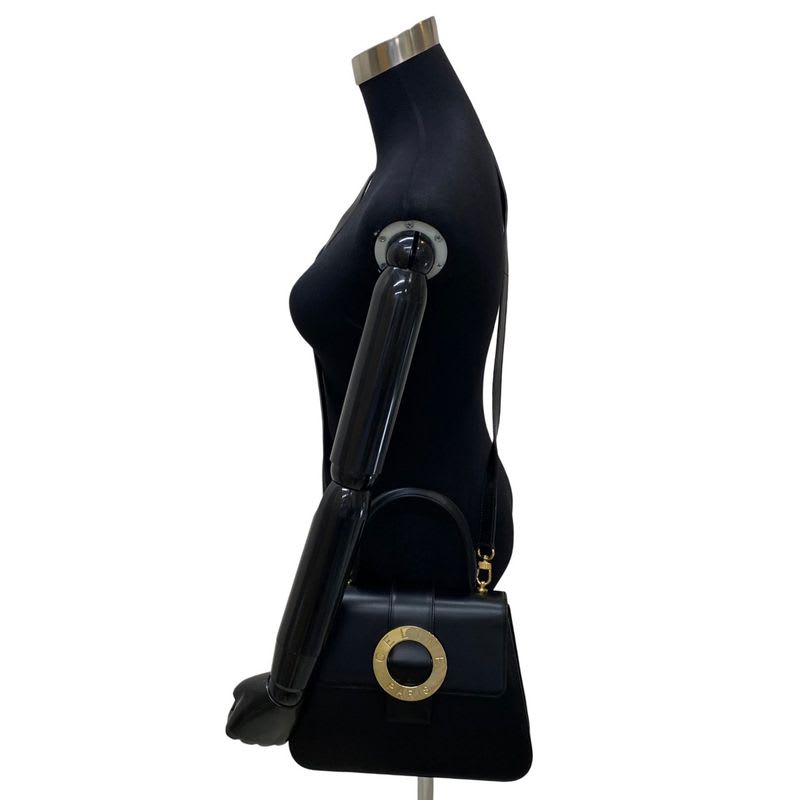 Celine Circle Logo Hardware Calf Leather