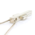Gucci Steel Grey Pendant Necklace — view 4