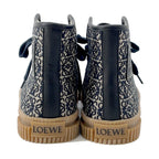 Loewe Sneakers Anagram High Cut Canvas 36 Shoes Navybeige — view 3