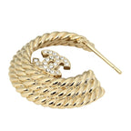 Chanel Hoop Earrings — view 3