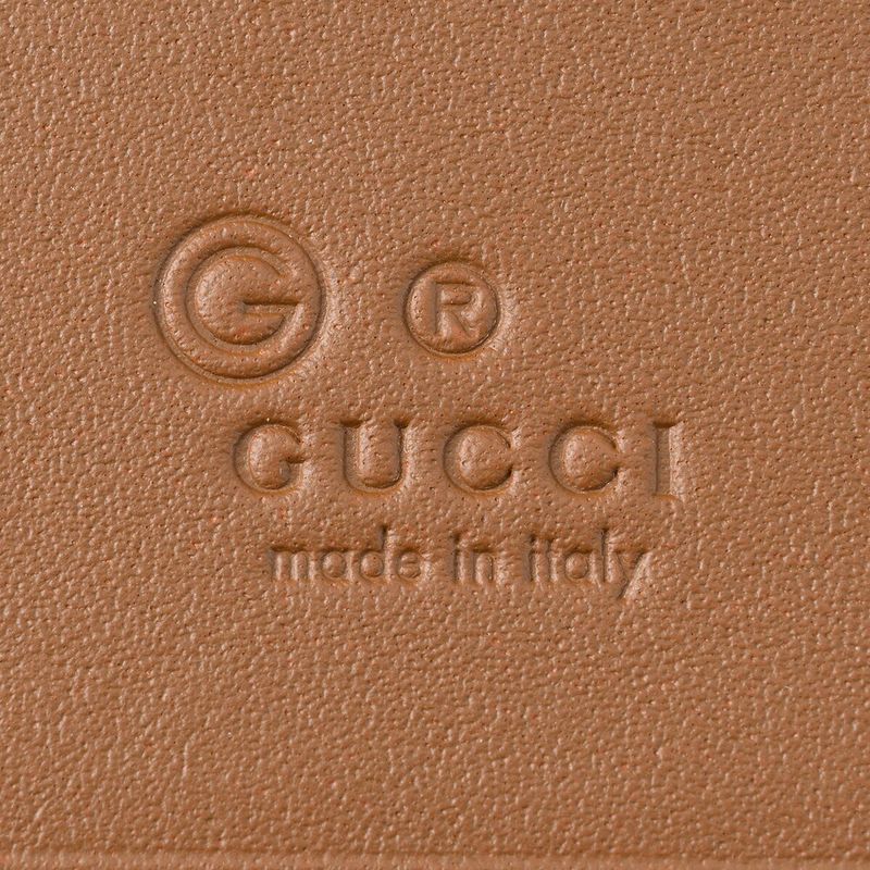 Gucci Bifold Wallet GG Supreme Beige Brown — view 9