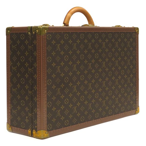Louis Vuitton Trunk Bisten 55 Monogram Canvas Gold Hardware Brown — view 2