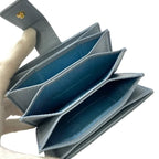 Christian Dior Lady Jasmine Card Case Cannage Holder Patent Calfskin — view 8