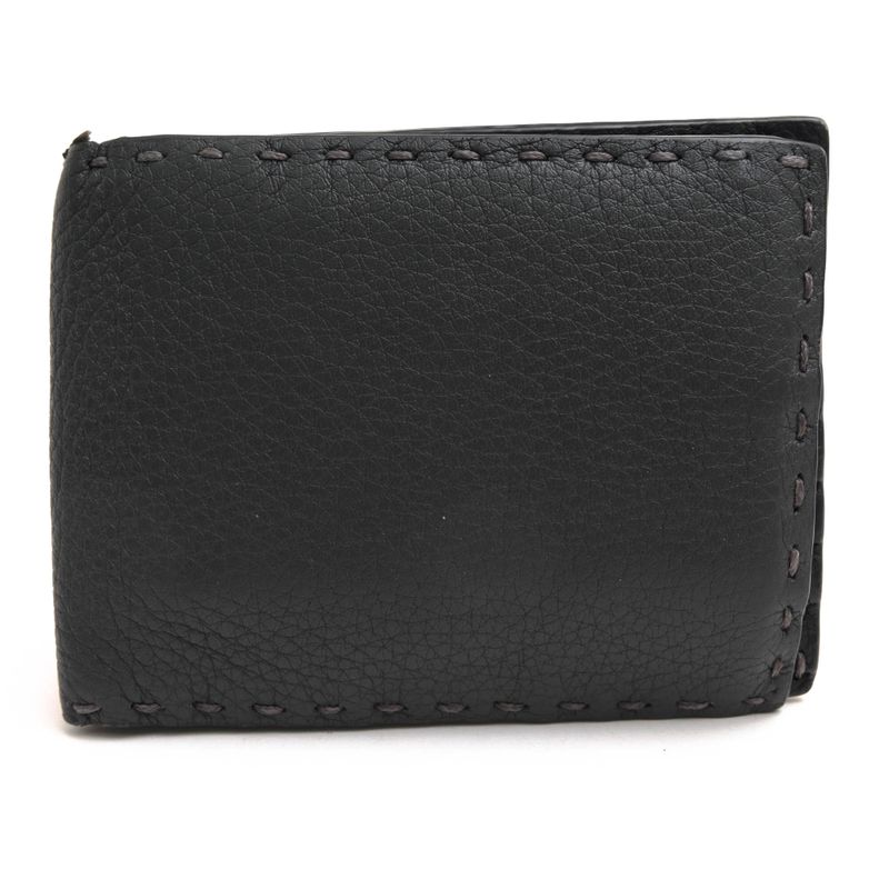 Fendi Wallet Men Leather Gray 7 M0194 O7 N Fogxn Coin — view 2
