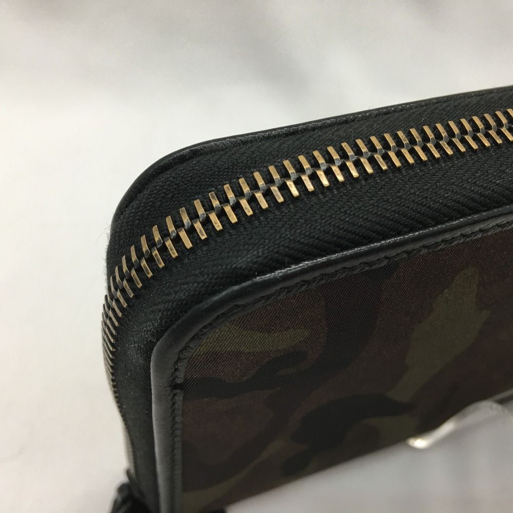 Prada Long Wallet Round Zipper Camouflage — view 6