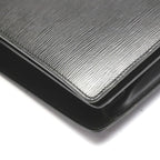Louis Vuitton Epi Briefcase Fermoir Business Bag Black — view 7