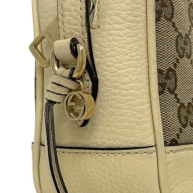 Gucci Shoulder Bag Beige Cream White — view 9