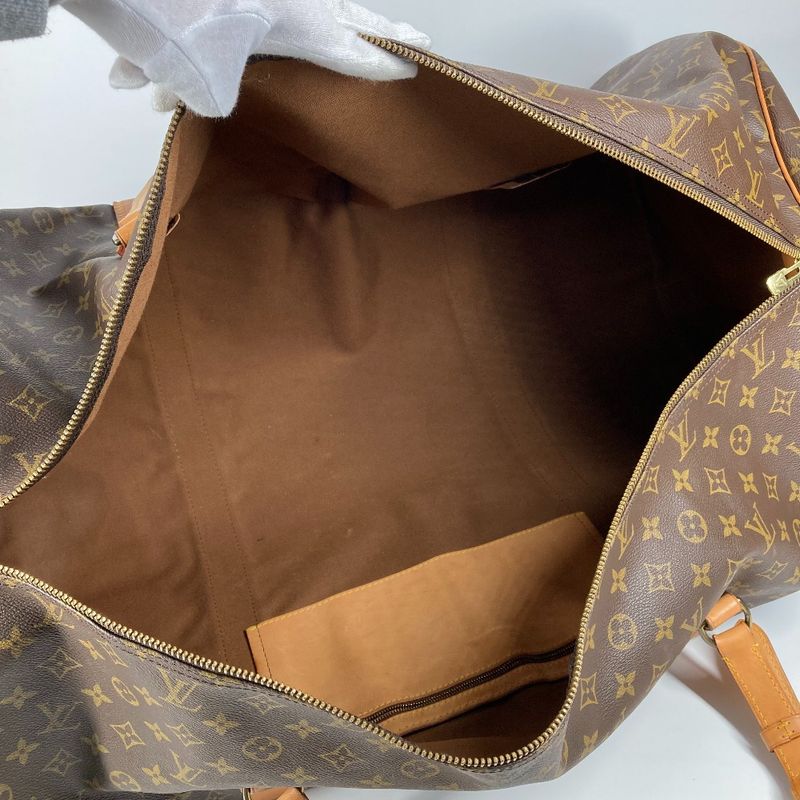 Louis Vuitton Boston Bag Sac Porochon Monogram Canvas Brown — view 6