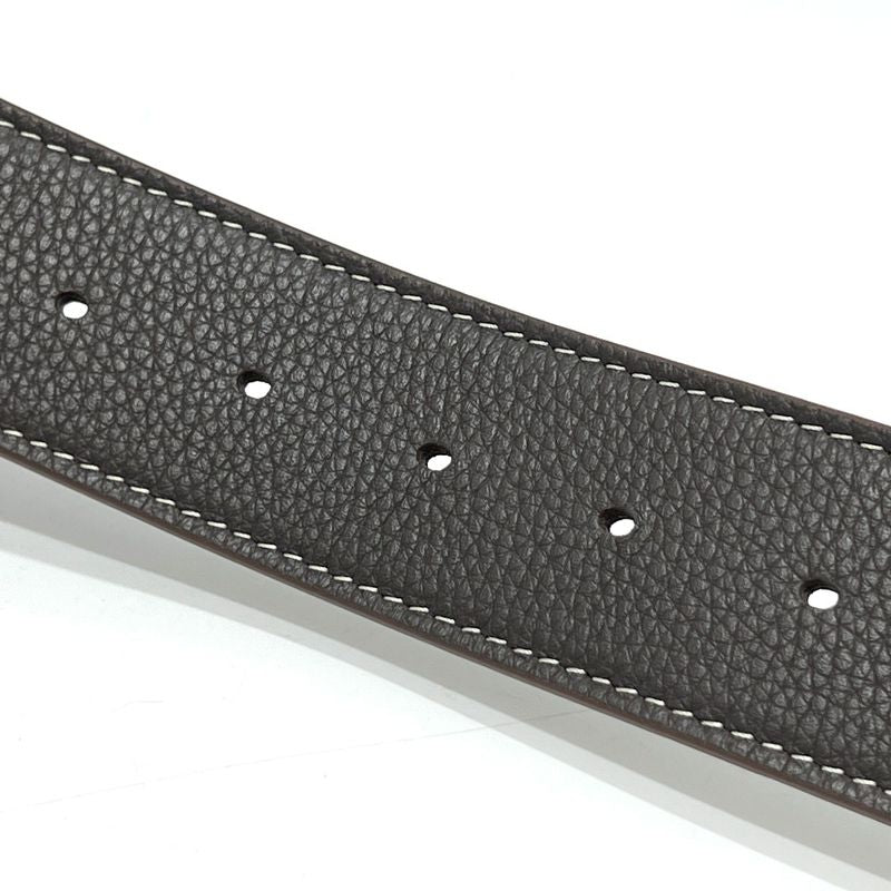 Dior Belt CD Logo Buckle Leather Brown — view 8