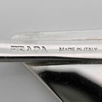 Prada Hairpin Red Silver 1 If051 Metal — view 8