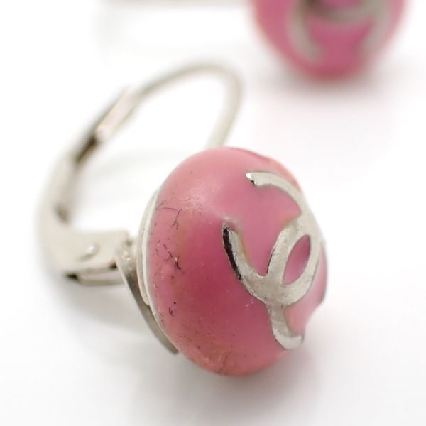 Chanel 03 C Silver 925 Pink Coco Mark Mini Hook Ball SV — view 9