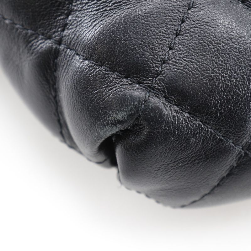 Chanel Quilted Belt Bag Uniform Lambskin Black Waist — view 4