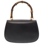 Gucci Bamboo Leather Navy 000 46 0188 2-Way Handbag Blue 0043 — view 2