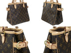 Louis Vuitton Batignolles Handbag Monogram Canvas Brown — view 4