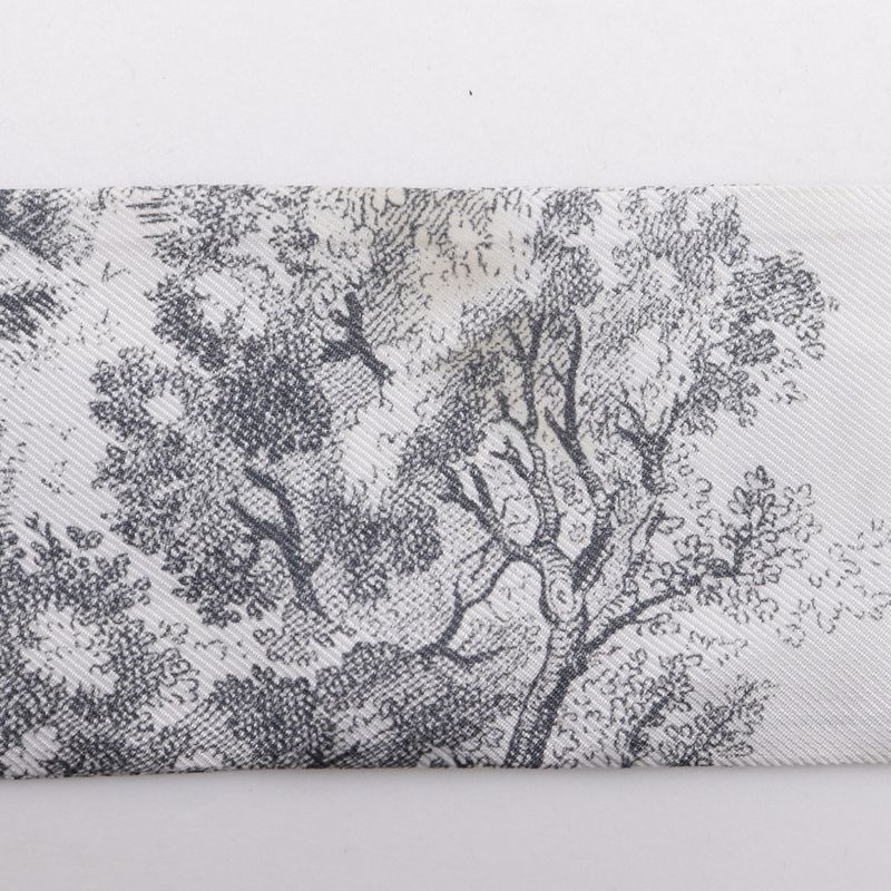 Christian Dior Mitzah Toile de Jouy Sauvage Ribbon Scarf 15 Jou106 I602 — view 6