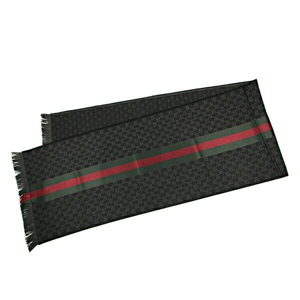 Gucci Scarf Stole Dark Gray — view 2