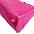 Prada 1 Bg439 Canapa Handbag Mini Tote Bag Pink — view 8