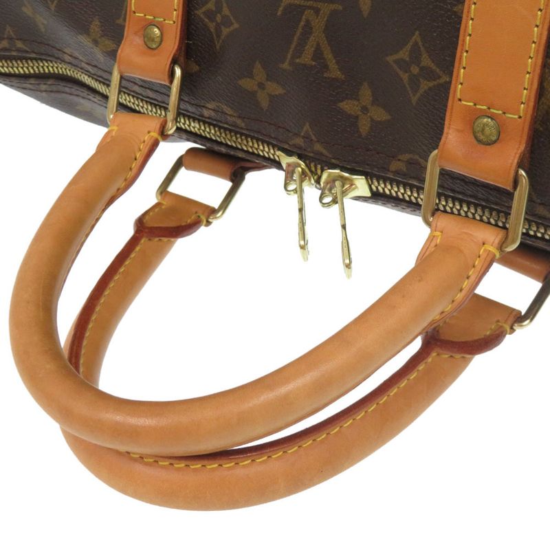 Louis Vuitton Keepall Bandouliere 55 Monogram Boston Bag 0400 — view 5