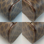 Celine Macadam Pattern Mc96 Makeup Pouch Vanity Bag — view 6