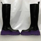 Bottega Veneta Long Boots Black Purple 37 — view 5