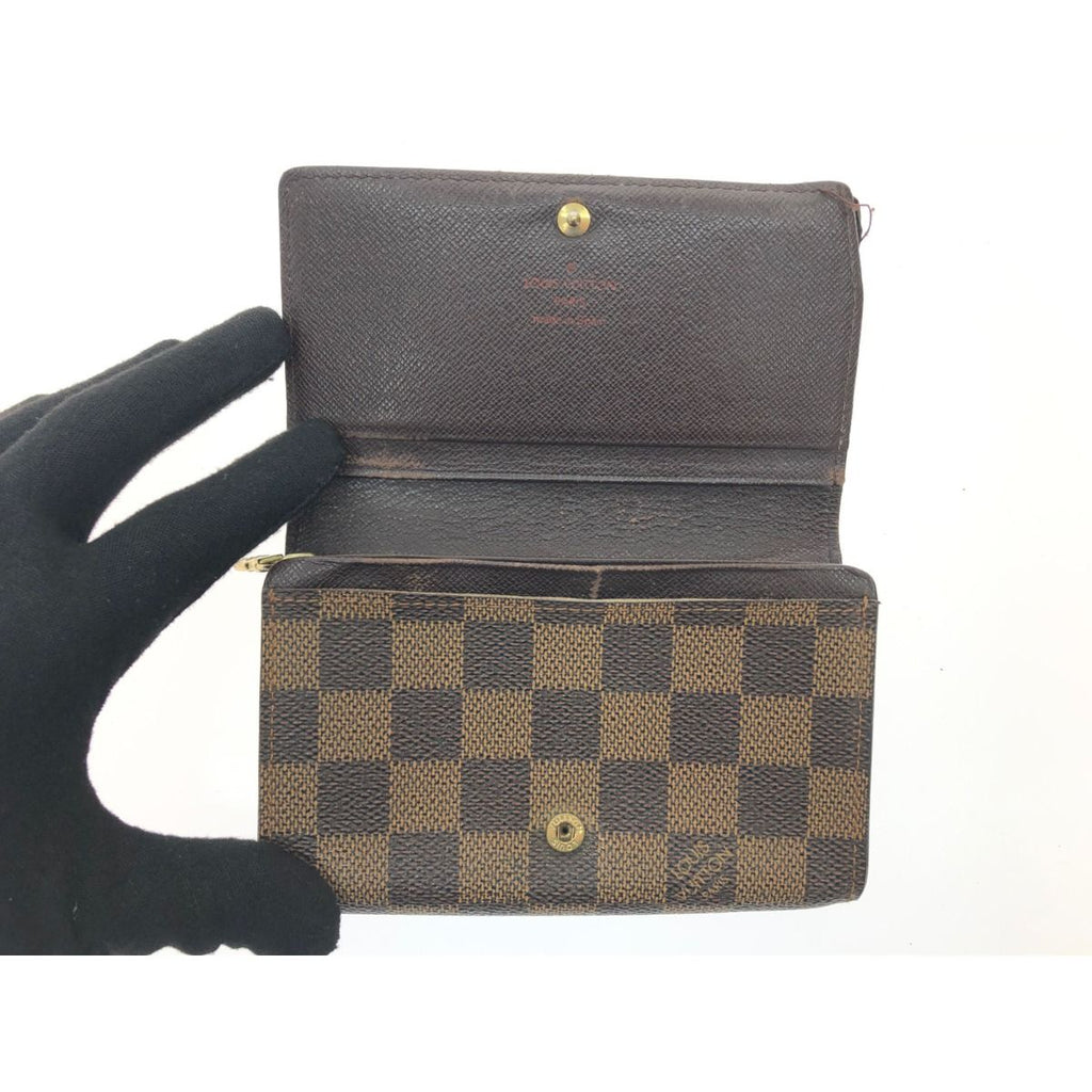 Louis Vuitton Bifold Wallet L-Shaped Zipper Damier Porte Monnaie Bier — view 5