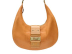 Dior Galliano Era Street Chic Hobo Shoulder Bag Lambskin Brown — view 2