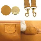 Gucci 2-Way Bamboo 000 1364 0633 Leather Yellow Handbag 0145 — view 9