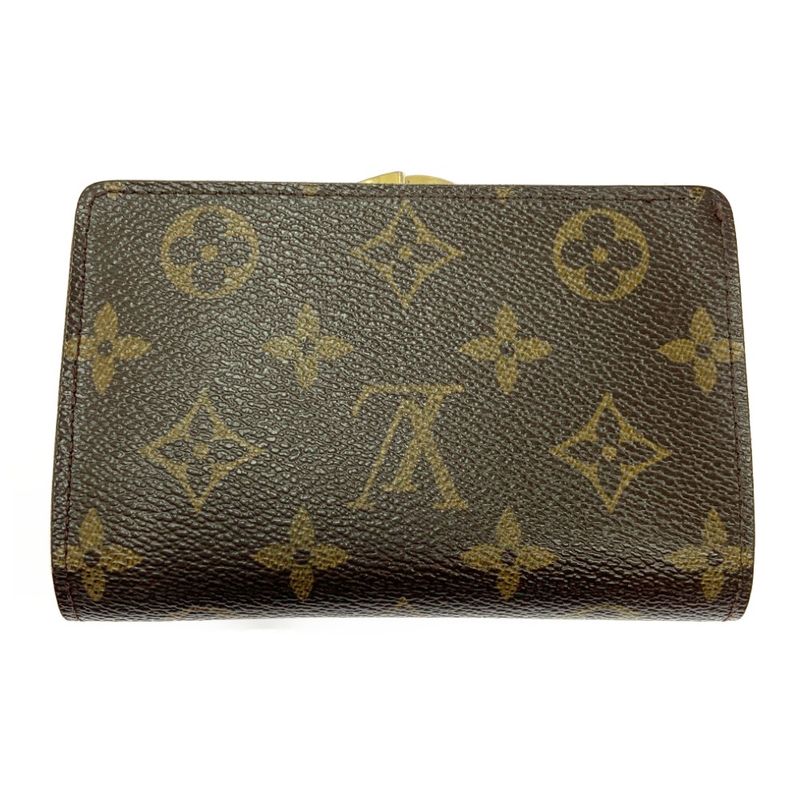 Louis Vuitton Monogram Porte Monet Vier Viennois Brown Bifold — view 4