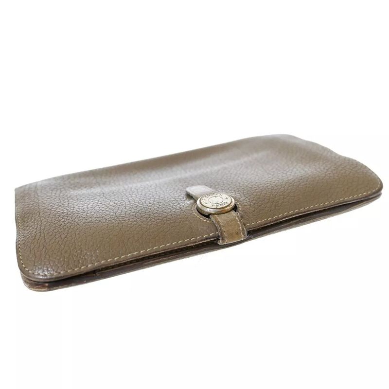 Hermes Dogon GM Togo Bicolor Beige Silver Hardware Stamped M Long — view 6
