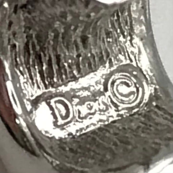 Dior Rhinestone Silver Earrings — view 6