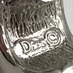 Dior Rhinestone Silver Earrings — view 6
